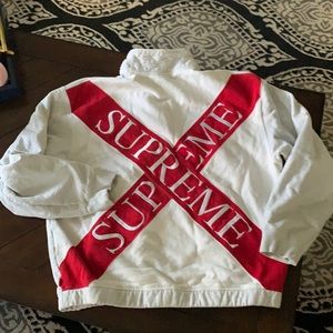 Supreme Cross Half Zip- Size Medium